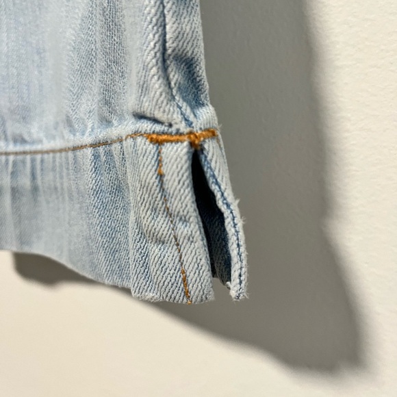 GAP Light Wash Capri Jeans Size 14 Kids - Picture 7 of 10